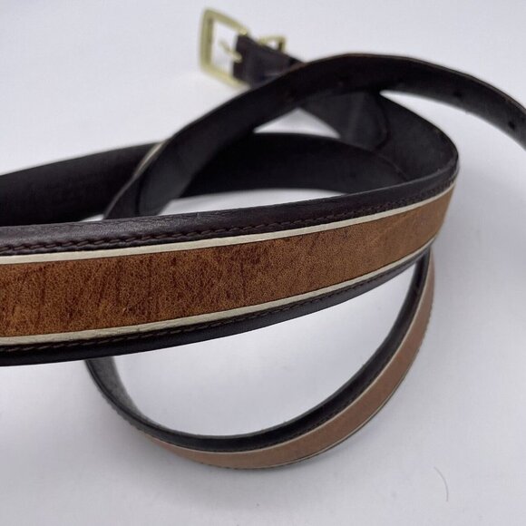Bill Adler Men's Leather Size 42 Belt - Picture 4 of 5